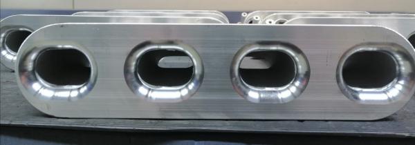 1,8T Plenum Flanschplatte für Ansaugbrücke mit gefrästen Einlaufradien